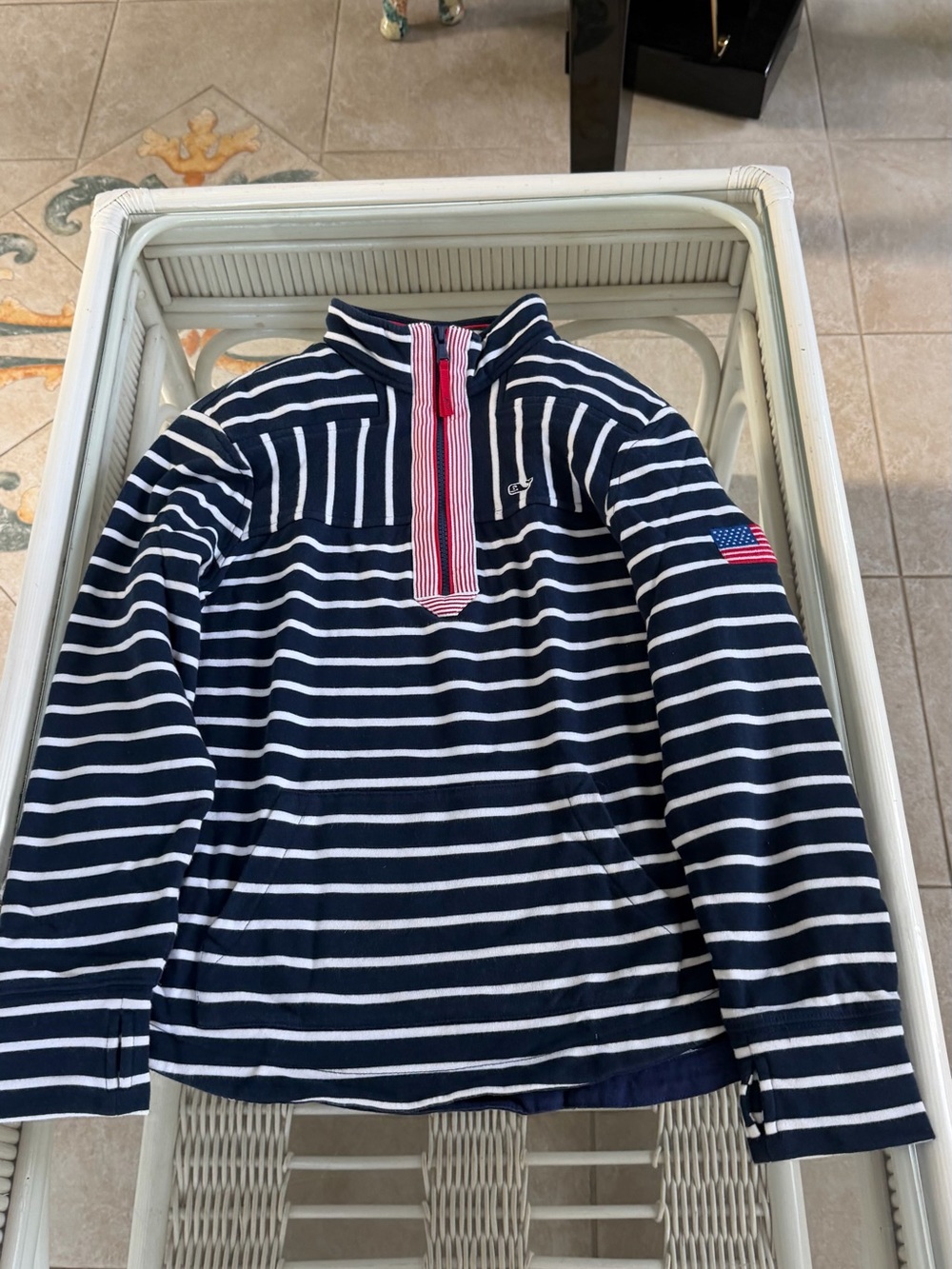 Vineyard Ines Half zip sweatshirt- great style and fit!